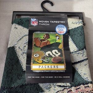 Green bay packers - Polyester Woven Tapestry Throw Rug NFL NEW